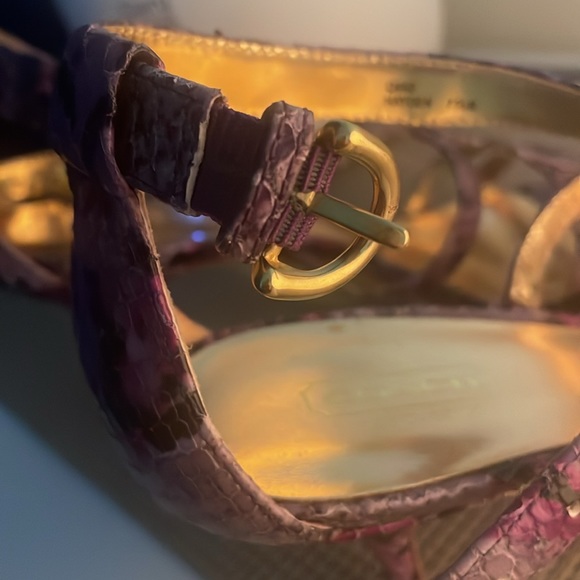 COACH, NEW,  Python Heels - Picture 6 of 11